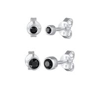 Elli Ohrringe Damen schwarz, ONE SIZE