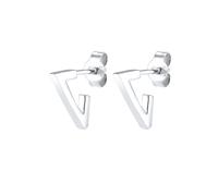 Elli Ohrringe Damen Ohrstecker Basic Geo Creole Dreieck in 925 Sterling Silber