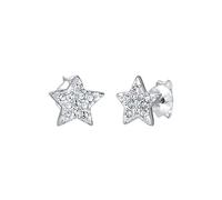 Elli Ohrringe Damen Sterne Astro mit Kristalle in 925 Sterling Silber