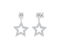 Elli Ohrringe Damen Sterne Sparkling mit Kristalle in 925 Sterling Silber
