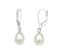 Elli Ohrringe Damen Süßwasserzuchtperle Basic Klassisch 925 Sterling Silber