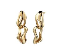 Elli Ohrstecker 925 Sterling Silber für Partys goldfarben Damen