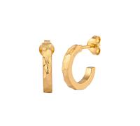 Elli Ohrstecker Creolen 925 Sterling Silber vergoldet OneSize Damen