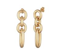 Elli Ohrstecker Hänger Damen Runde Glieder Frabe Gold OneSize