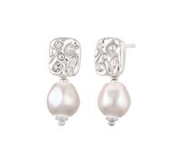 Elli Ohrstecker Hänger mit Perlen von Swarovski® 925 Sterling Silber silberfarben Damen