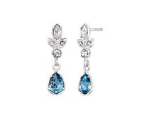 Elli Ohrstecker Kristalle von Swarovski® Tropfen Hellblau 925 Sterling Silber OneSize Damen