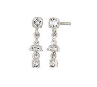 Elli Ohrstecker mit Kristallen von Swarovski® Weiß 925 Sterling Silber silberfarben Damen