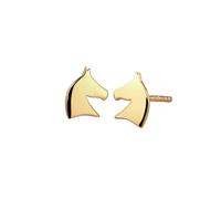 Elli Ohrstecker Pferd 925 Sterling Silber goldfarben Damen
