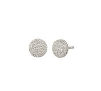 Elli Ohrstecker Plättchen Strukturiert 925 Sterling Silber silberfarben Damen