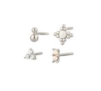 Elli Ohrstecker Set mit Perlen Kristalle von Swarovski® 925 Sterling Silber silberfarben Damen