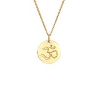 Elli Om Mantra Yoga Symbol 925 Silber goldfarben Damen