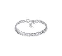 Elli Panzerkette Gliederarmband Farbe Gold für Damen silberfarben