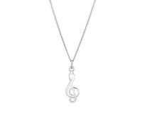 ELLI Damen Halskette 'Notenschlüssel' silber, Größe 45, 4025374 Silber 45