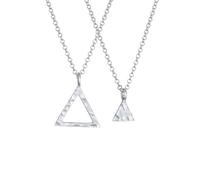 Elli Partnerkette Dreieck Triangel Geo Style 925 Silber 42 Damen