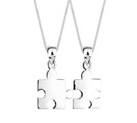 Elli Ketten-Set »Partnerketten Puzzle 925 Sterling Silber«