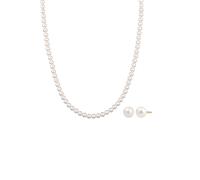 Elli Perle von Swarovski® Weiß 925 Sterling Silber golfarben Damen