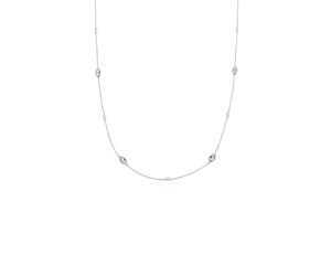 Elli Perlen Kristalle von Swarovski® Weiß 925 Sterling Silber silberfarben Damen