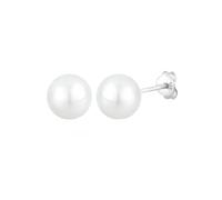 Elli Ohrringe Damen Elegant mit Muschelkernperlen 925 Sterling Silber