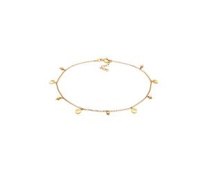 Elli Plättchen Kugel Boho Style 925 Silber goldfarben Damen