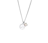 Elli Plättchen Synthetischer Opal Weiß 925 Sterling Silber silberfarben Damen