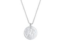 Elli, Halskette Plättchen Box Chain Vintage Antique 925 Silber in silber, Schmuck für Damen Gr. 45 cm