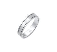 ELLI PREMIUM Herren Ring 'Ehe, Basic' silber, Größe 52, 4119322 Silber 52