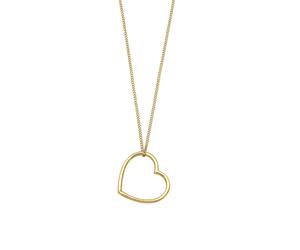 Elli PREMIUM Anhänger Herz 375 Gelbgold 45 Damen