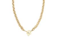 Elli PREMIUM Ankerkette Grob Glieder Unisex 925 Silber rhodiniert goldfarben