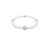 Elli Perlenarmband »Kugel Magnet Synthetische Perlen 925 Silber«