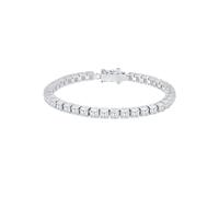 Elli PREMIUM Armband Tennisarmband Trend Zirkonia Kristalle 925 Silber Silber