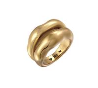 Elli PREMIUM Bandring 925 Sterling Silber vergoldet 54 Damen