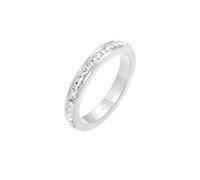 Elli PREMIUM Bandring Geo 925 Silber, mit Kristallen von Swarovski® 58 Damen