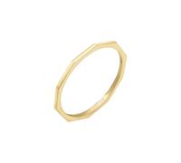 Elli PREMIUM Bandring Geo Basic Minimal Look 375er Gelbgold 56 Damen