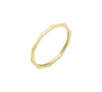 Elli PREMIUM - Bandring Geo Basic Minimal Look 375er Gelbgold Ringe Damen