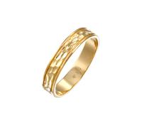 Partnerring ELLI PREMIUM "Trauring Ehering Freundschaft Kunstvoll Silber" Fingerringe Gr. 54 mm, Silber 925 (Sterlingsilber), goldfarben (gold) Damen (96723632-54) gold
