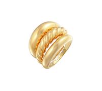 Elli PREMIUM Bandring Twisted Gedreht Set 925 Silber 54 Damen