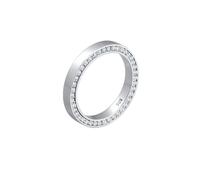 Elli Fingerring »Bandring Zirkonia Funkelnd Geo 925 Silber Joli«