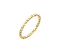 Elli PREMIUM - Basic Bandring Geo Minimal Ball Look 375 Gelbgold Ringe Damen