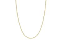 Kette ohne Anhänger ELLI PREMIUM "Basic Panzerkette Klassisch Elegant 375 Gelbgold" Halsketten Gr. 45, Gelbgold 375, Länge: 45 cm, goldfarben (gold) Damen Ketten ohne Anhänger (71121005-45)