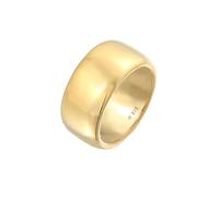 Elli PREMIUM Breit Schlicht Bandring Trend 925 Sterling Silber 52 Damen