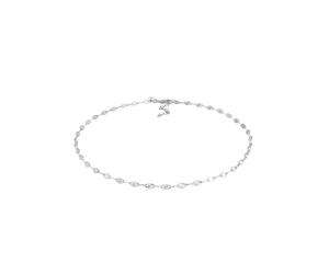 Elli PREMIUM Choker Plättchen Vintage Stern Look 925 Silber silberfarben Damen