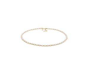 Elli PREMIUM Collier Kugel Süßwasserzuchtperle 925 Silber 38 Damen