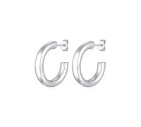 Elli PREMIUM Creolen Halbcreolen Ohrstecker 925 Silber OneSize Damen