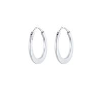 elli. PREMIUM Ohrringe Creolen Ohrhänger 925 Silber, silber Silber