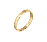Fingerring ELLI PREMIUM "Ehering Trauring Partnerring Basic 375 Gelbgold" Fingerringe Gr. 54 mm, ohne Stein, Gelbgold 375, goldfarben (gold) Damen Fingerringe (84849239-54)
