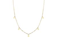 Elli PREMIUM Erbskette Geo Kreis Basic Coin 375 Gelbgold 40 Damen