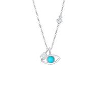 Elli PREMIUM Evil Eye Synth. Opal Topas Tropfen 925 Silber 45 Damen