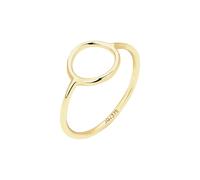 Elli PREMIUM Geo Trend Look Kreis Statement 375 Gelbgold 52 Damen