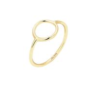 Elli PREMIUM Geo Trend Look Kreis Statement 375 Gelbgold 56 Damen