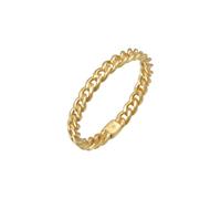 Elli PREMIUM Gliederring Bandring Panzerkette 375er Gelbgold 58 Damen
